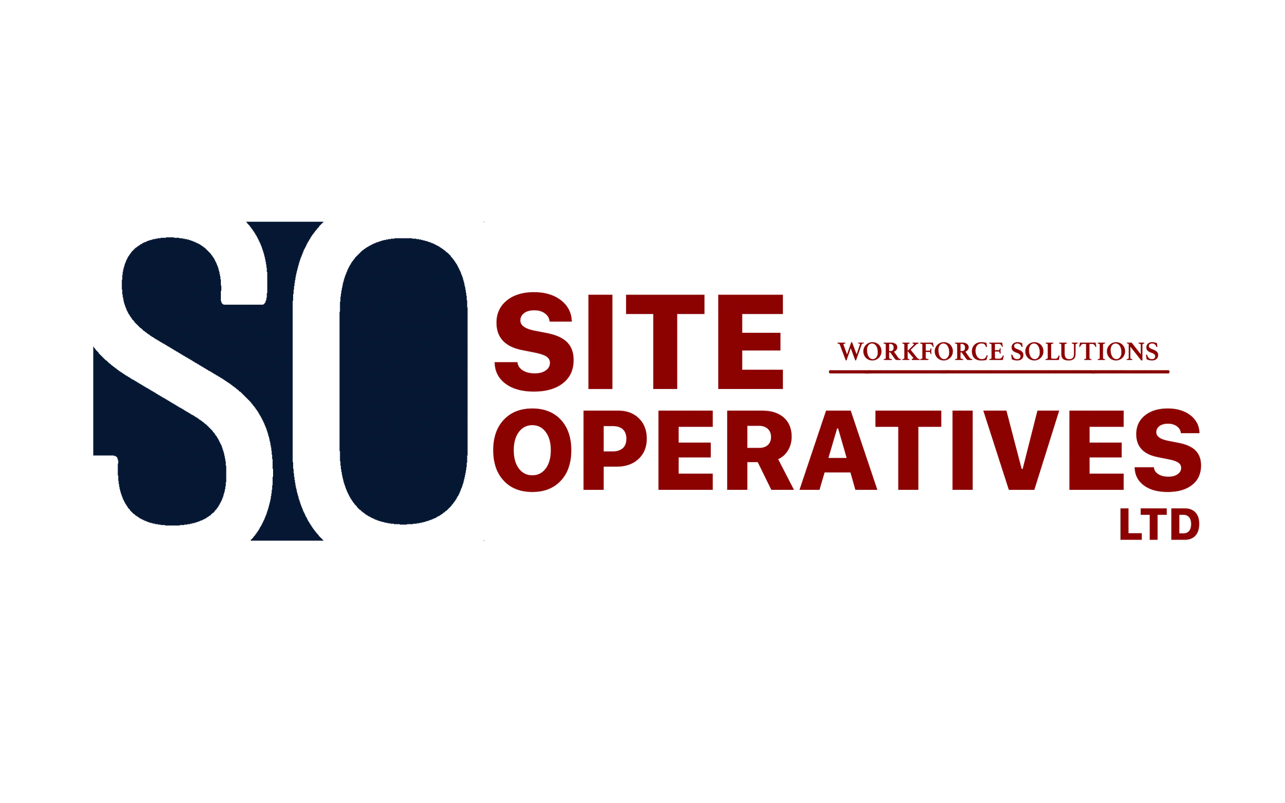 a black and red logo with the words site operatives